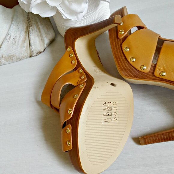 NEW! MICHAEL KORS Somerly PLATFORM SANDAL SZ 10 - Picture 6 of 8